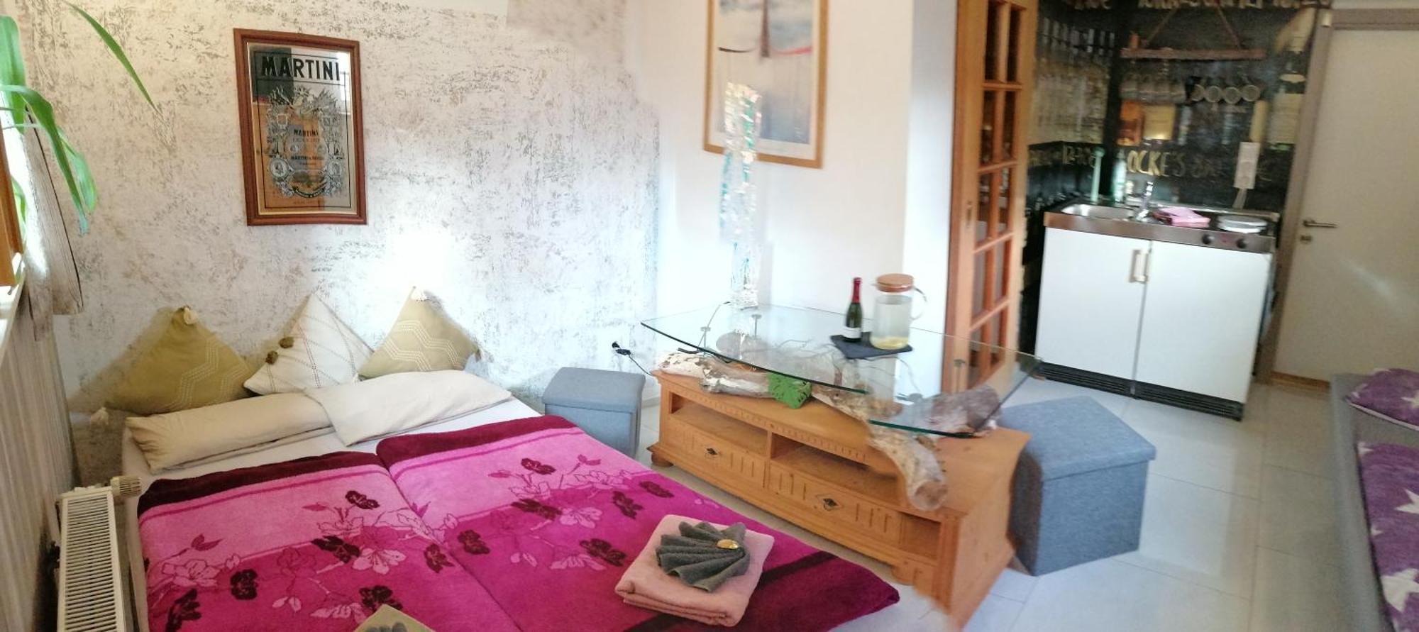 Kleines Studio Im Eichenwaeldchen, 1 Zimmer Kueche Bad Friedrichsgrun Luaran gambar